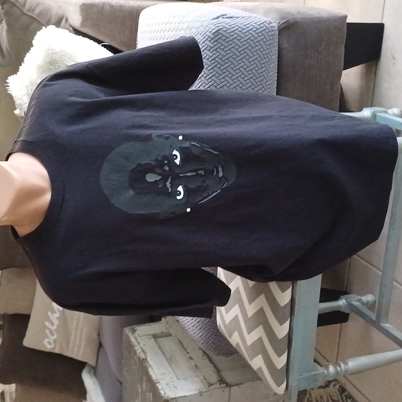 Kevin Garnett rare 2000 black double sided adidas t shirt with rhinestones L - Picture 9 of 13